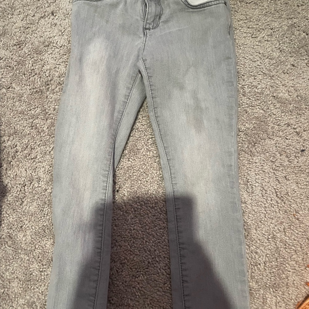 The Children's Place Light Gray Skinny Jeans